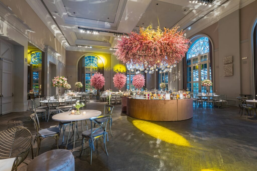 Unique industrial warehouse venue for tech launches in Singapore.